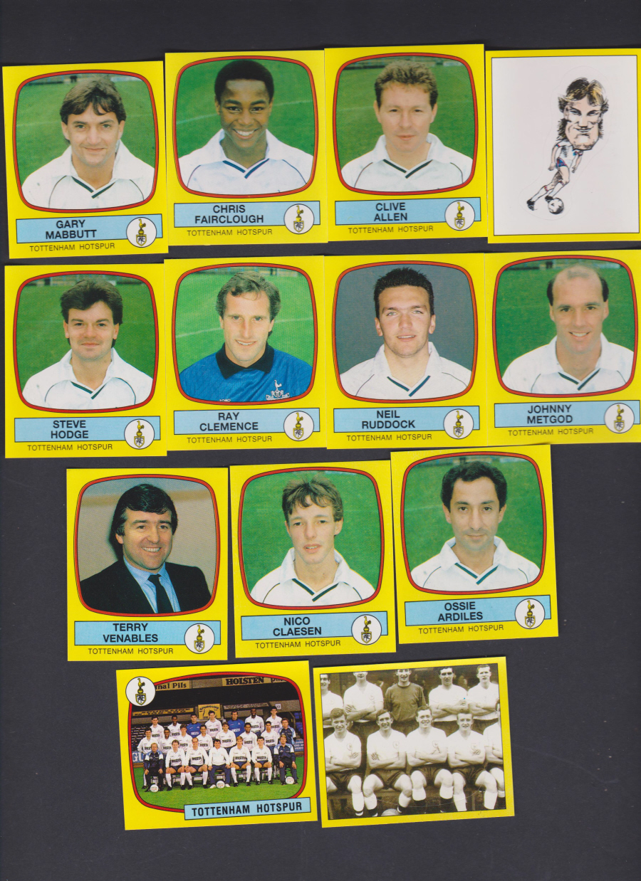 Sticker 284: Tottenham Hotspur Team - Panini UK Football 1989-1990 