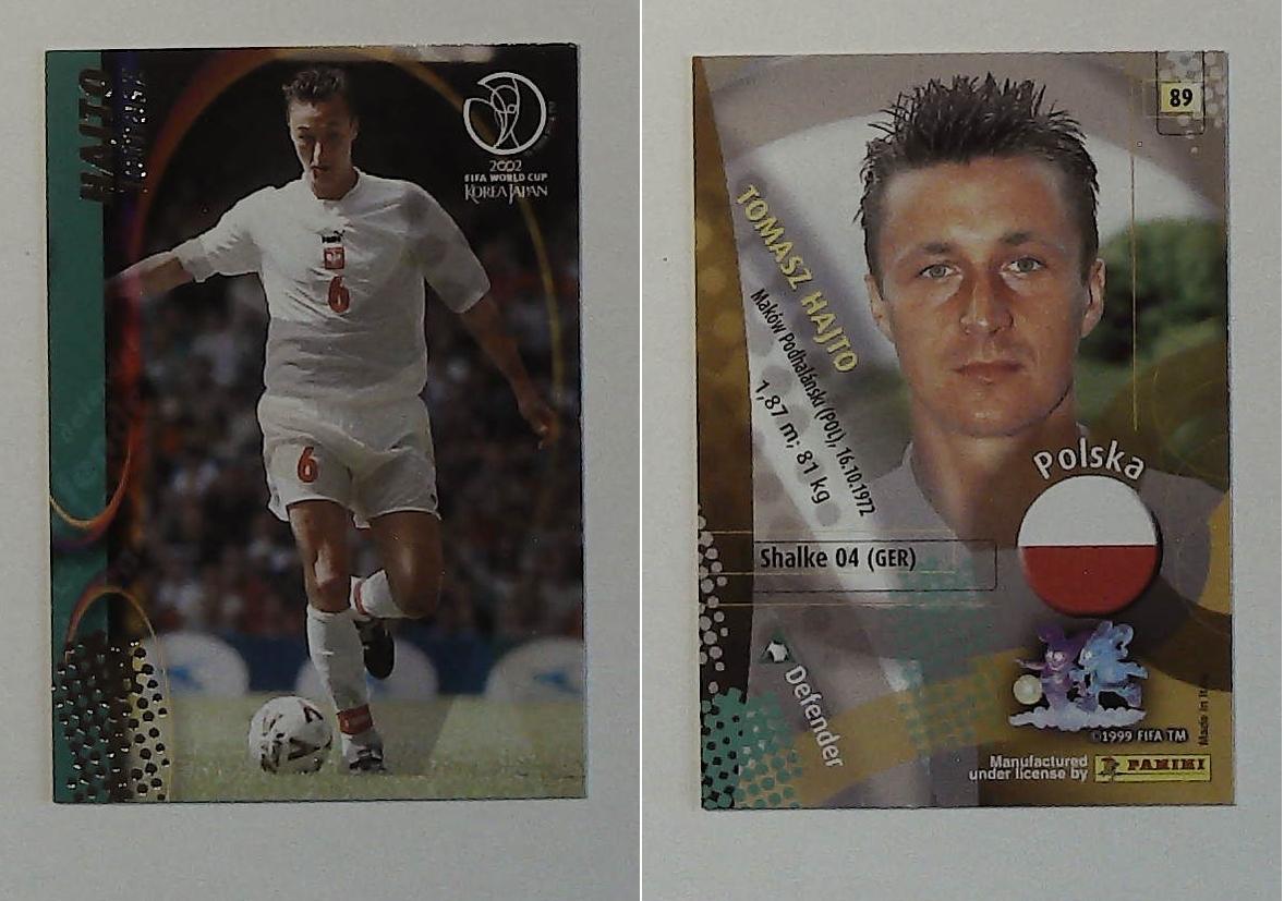 PANINI 2002 WORLD CUP FOOTBALL CARDS POLAND No89 TOMASZ HAJTO PANINI 2002 WORLD CUP FOOTBALL CARDS POLAND No89 TOMASZ HAJTO