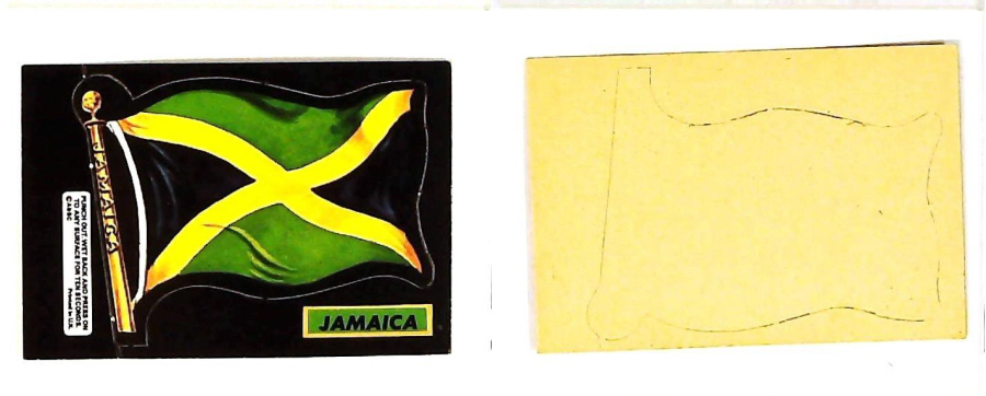 A & B C 1971 FLAGS cut outs JAMAICA