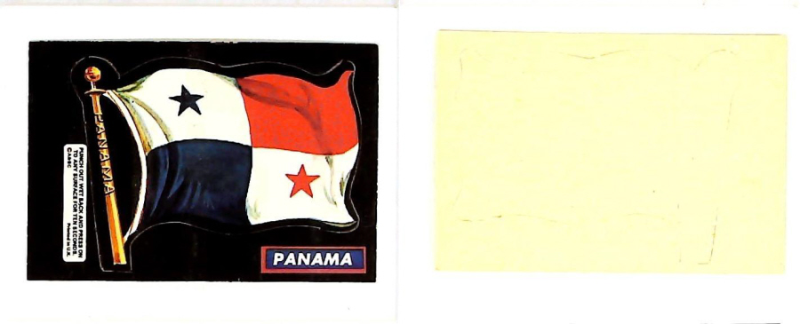 A & B C 1971 FLAGS cut outs PANAMA